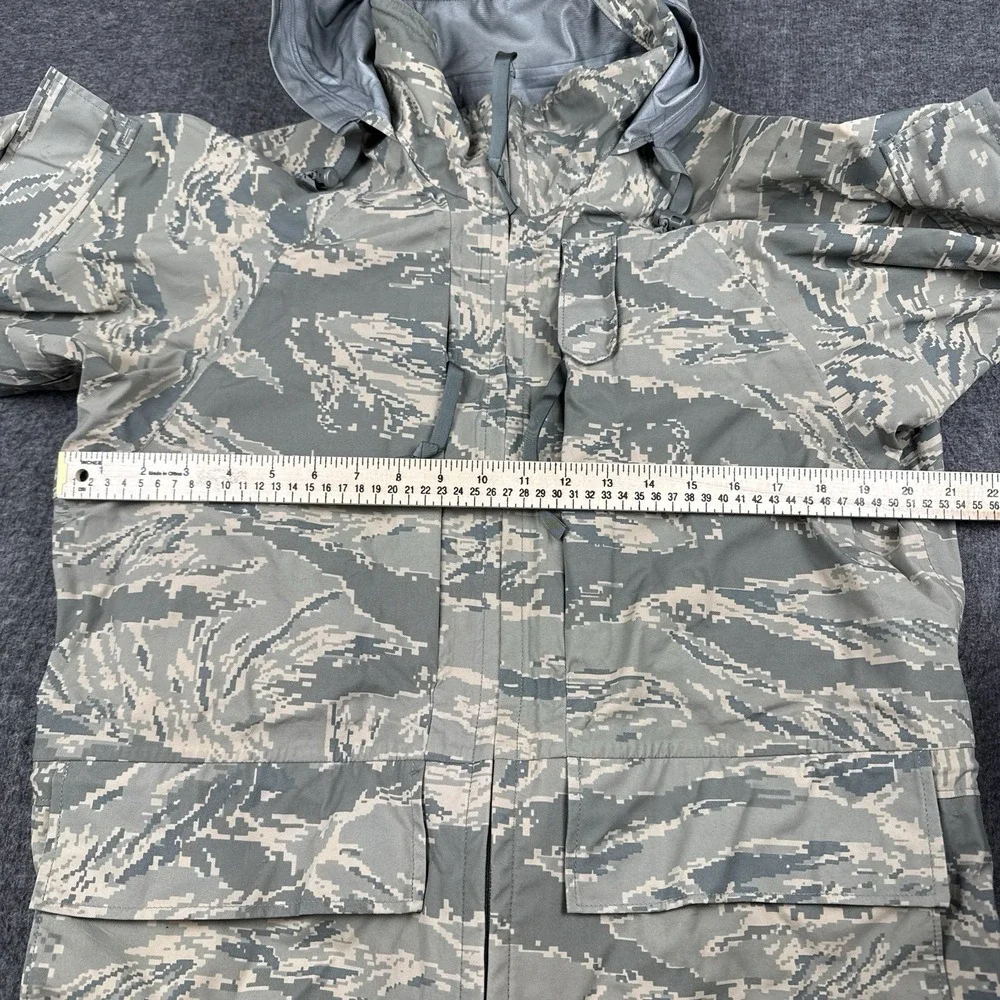 US Airforce Jacket Mens Small Regular Parka Military Tiger Stripe Camo APECS